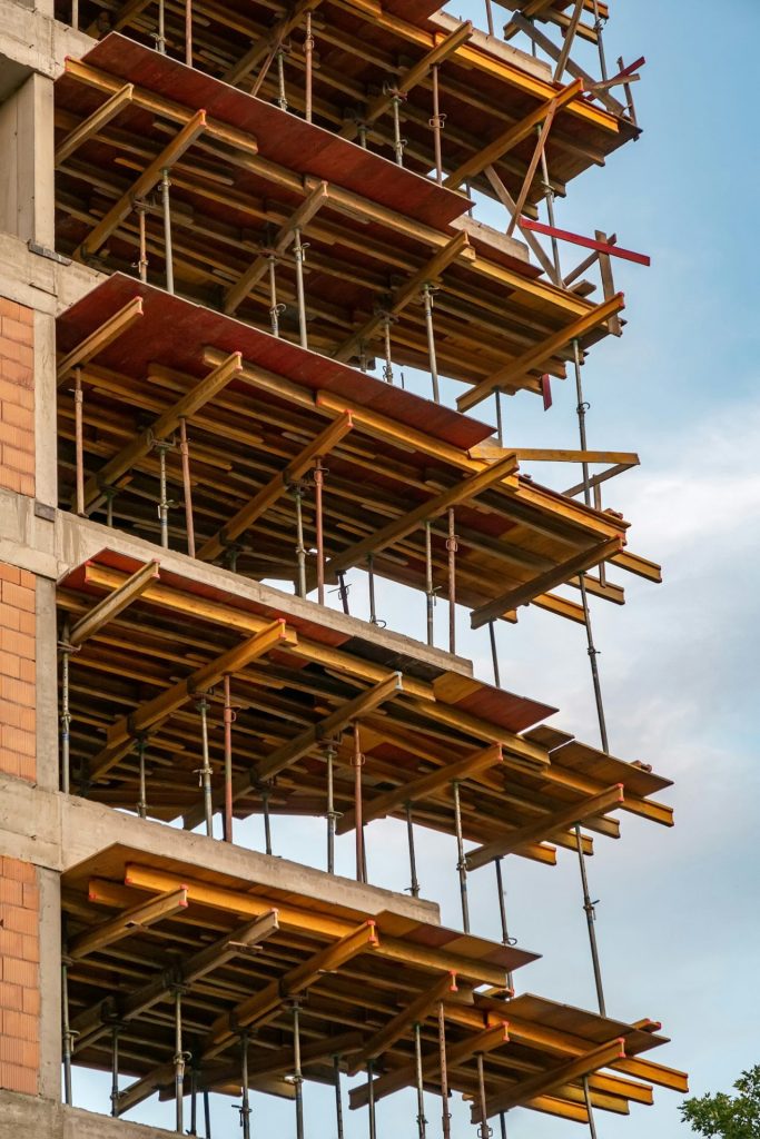 Construction formwork for a casting of monolithic concrete structures .